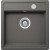 Chiuveta Granit Schock Mono N-100S Silverstone Cristadur 490 x 510 mm cu Sifon Automat