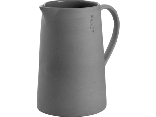 Carafa/Vaza ERNST, d12 h19 cm, ceramica, gri