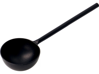 Lingurita pentru masurat cafea ERNST, 15.5x4.5 cm, metal, negru