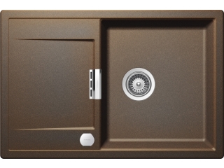 Chiuveta Granit Schock Mono D-100 Vintage Cristadur 765 x 510 mm cu Sifon Automat