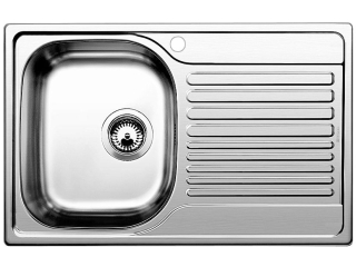 Chiuveta Inox Blanco Tipo 45 S Compact 780 x 500 mm cu gaura pentru baterie, cuva stanga