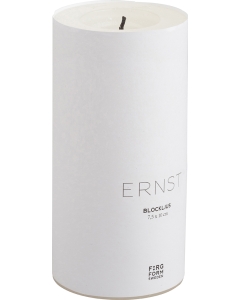 Lumanare bloc ERNST, d7.3 h15 cm, parafina, alb