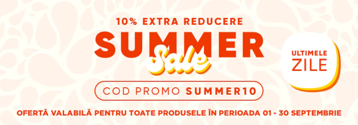 Summer Sale - 10% Extra Reducere!